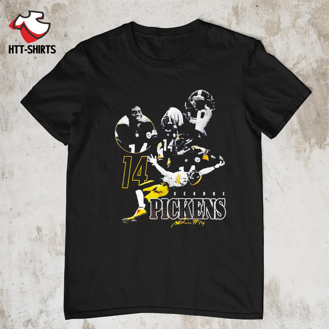 Men's george Pickens #14 Pittsburgh Steelers signature shirt, hoodie,  sweater, long sleeve and tank top