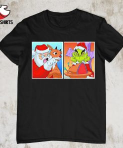 Official Santa claus yelling meme Grinch shirt