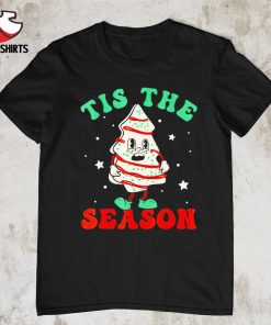 Official Tis The Season Tree Xmas Retro Christmas shirt