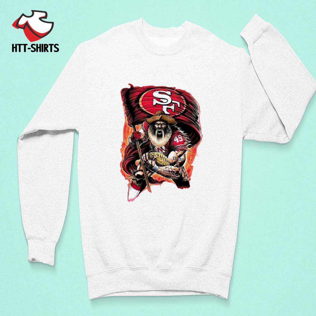 San Francisco 49ers Hoodie Dog Tee Shirt Medium