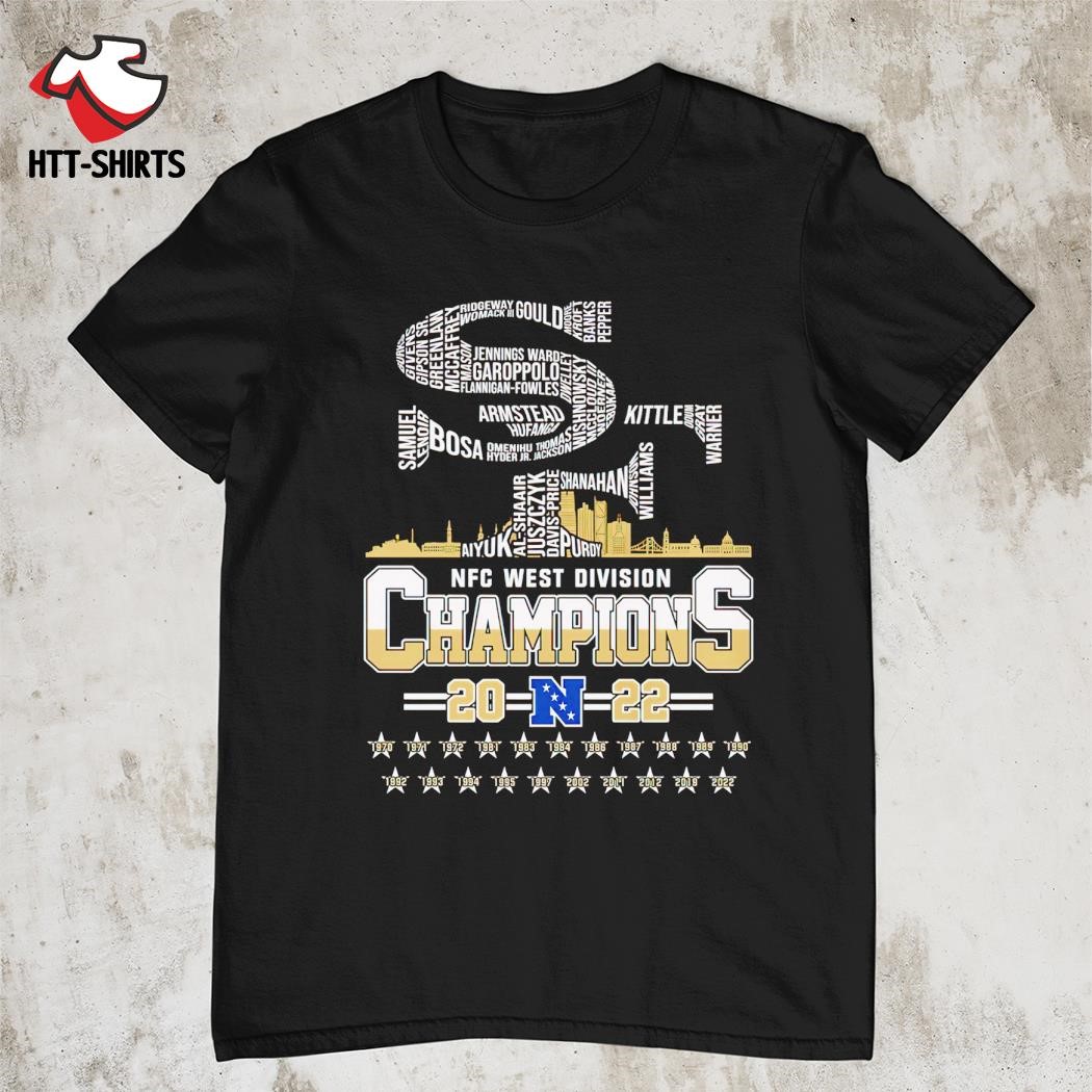 San Francisco 49ers 2022 NFC west division champions shirt, hoodie,  sweater, long sleeve and tank top