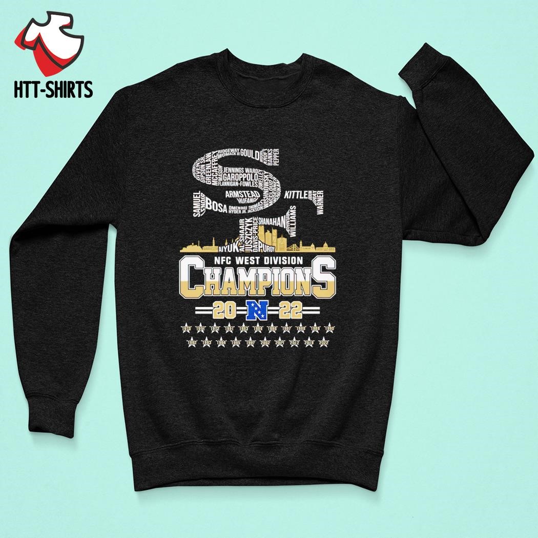 San Francisco 49ers 20 years NFC West Division Champions shirt, hoodie,  sweater, long sleeve and tank top