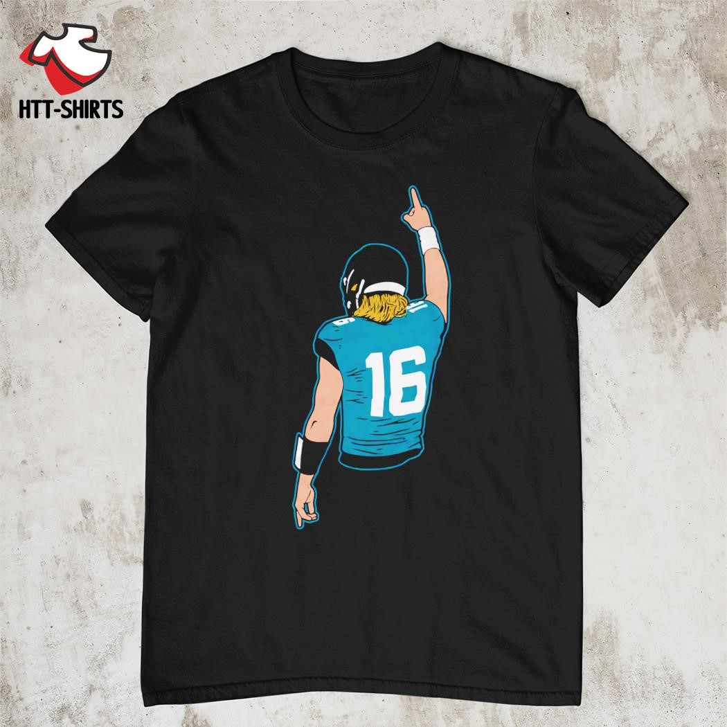 FREE shipping Number 16 Trevor Lawrence Jacksonville Jaguars shirt, Unisex  tee, hoodie, sweater, v-neck and tank top