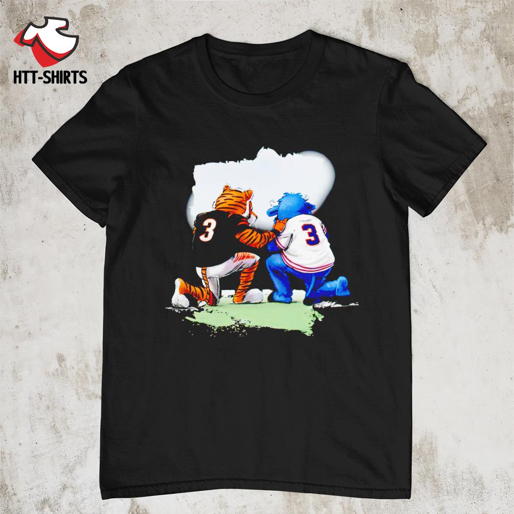 Buffalo bills vs Bengals cartoon | Classic T-Shirt