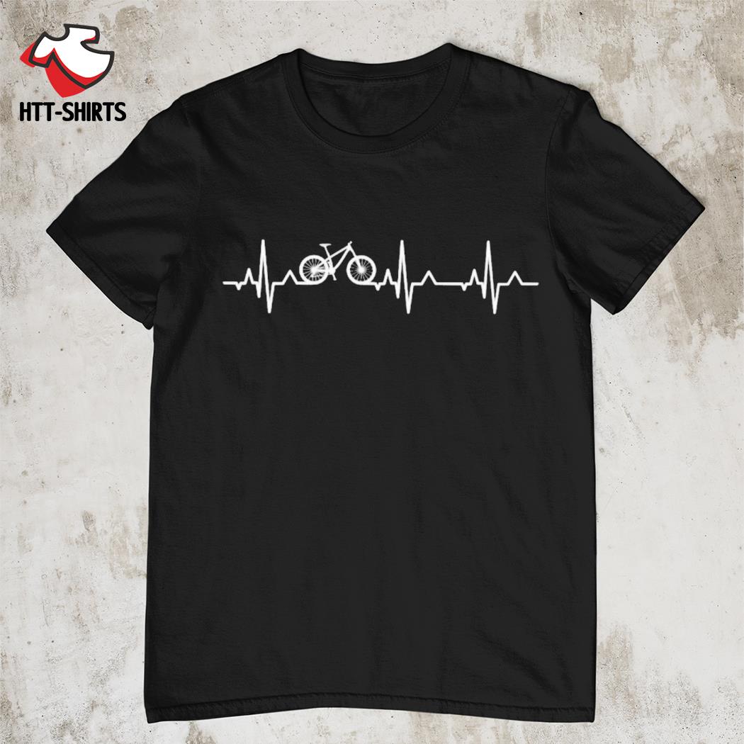Heart beat MTB mountainbike hardtail shirt