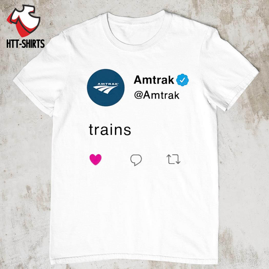 Amtrak Train Twitter shirt