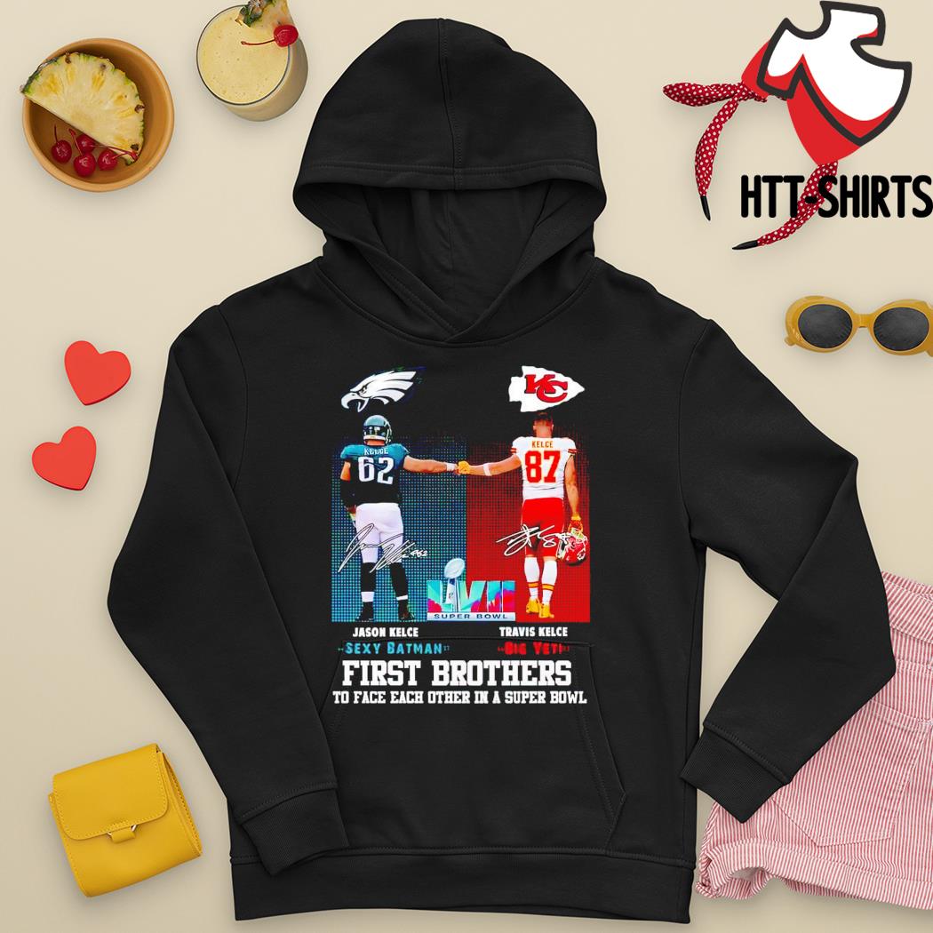 Kelce Brothers in a Super Bowl Travis Kelce Vs Jason Kelce shirt, hoodie,  sweater, long sleeve and tank top