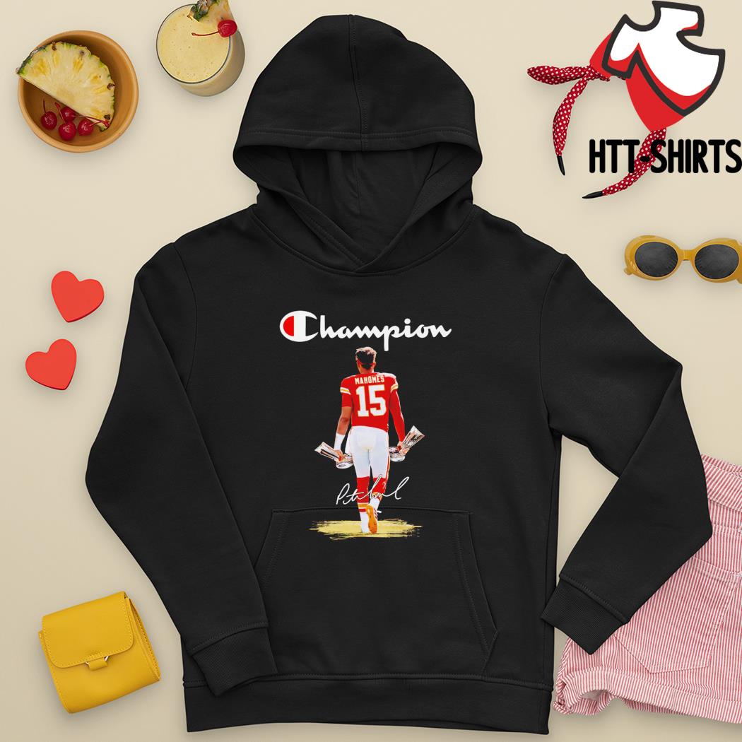 Official champions Patrick Mahomes signature shirt, hoodie, sweater, long  sleeve and tank top