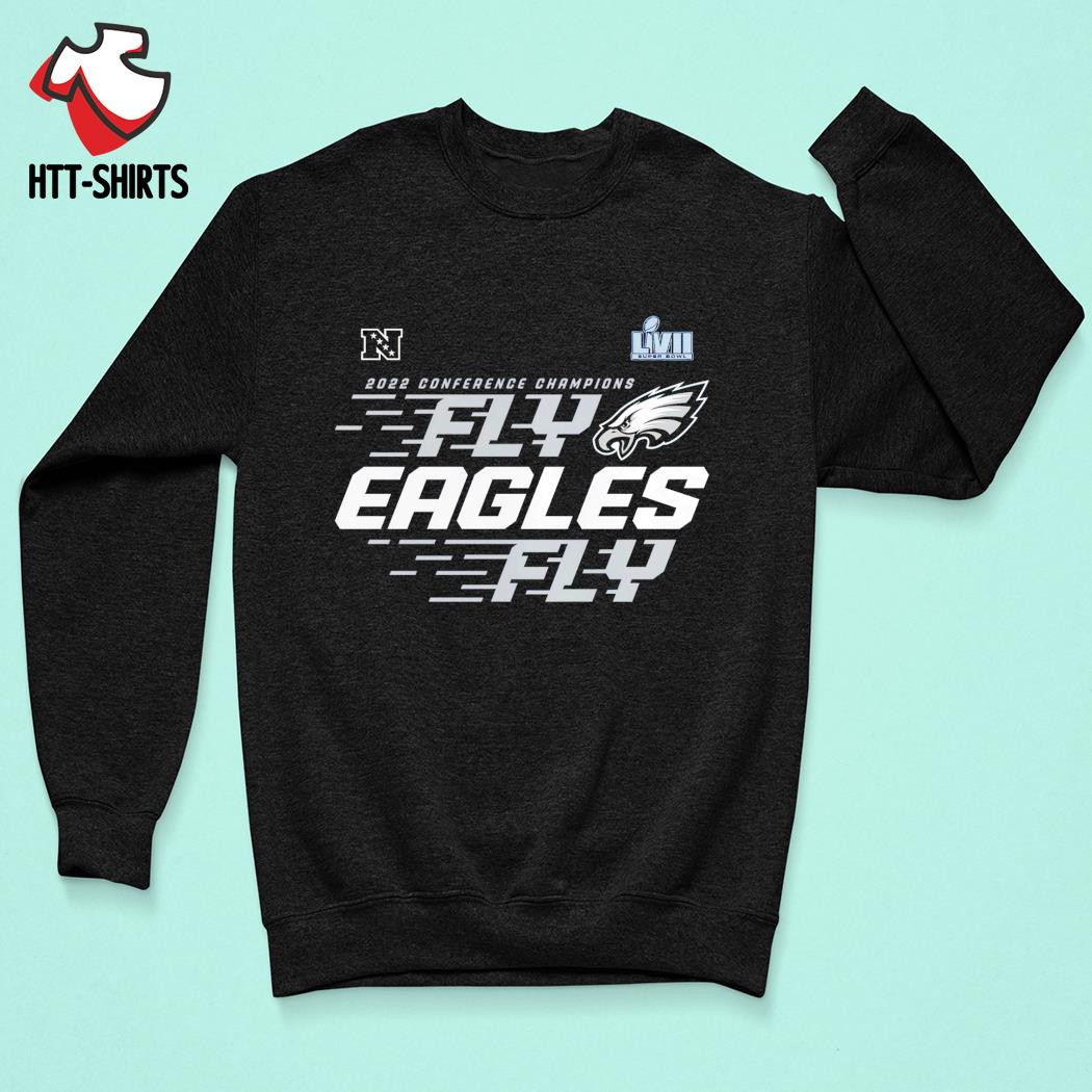 Funny philadelphia eagles 2022 nfc champions team slogan shirt, hoodie,  longsleeve tee, sweater