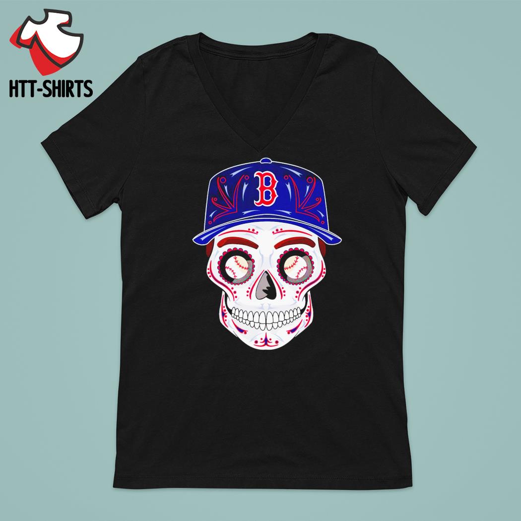 Boston Red Sox Sugar Skull shirt, hoodie, sweater and v-neck t-shirt