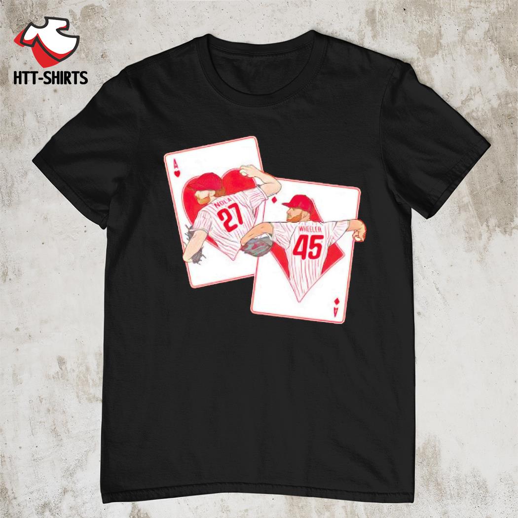 Aaron Nola-Zack Wheeler 24 Philadelphia T-Shirt - Teesplash Store