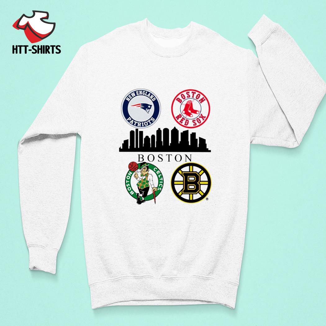 New England Patriots and Boston Red Sox and Boston Celtics and Boston  Bruins Massachusetts shirt, hoodie, sweater, long sleeve and tank top