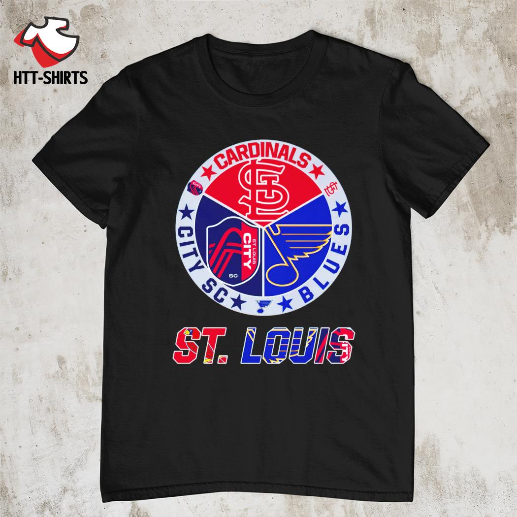 Official St louis cardinals city sc and blues 2023 T-shirt, hoodie, tank  top, sweater and long sleeve t-shirt