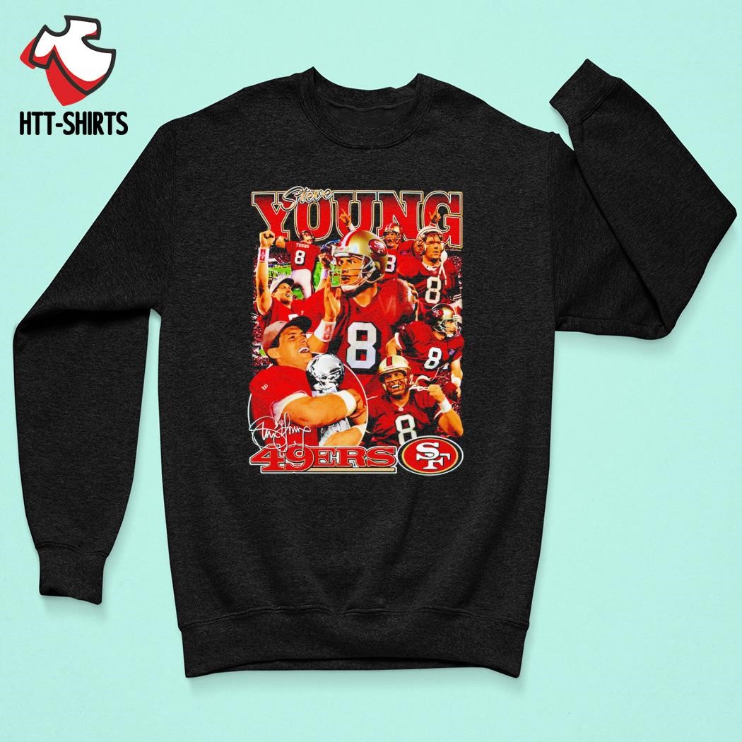 Throwback San Francisco Football 49ers Vintage Crewneck T-Shirt