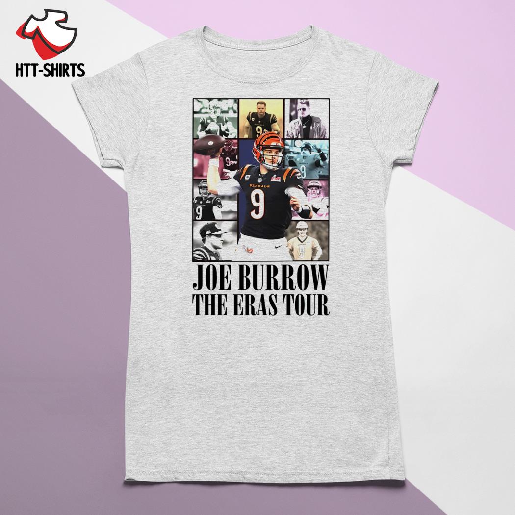 Number 9 Joe Burrow The Eras Tour shirt, hoodie, longsleeve, sweater