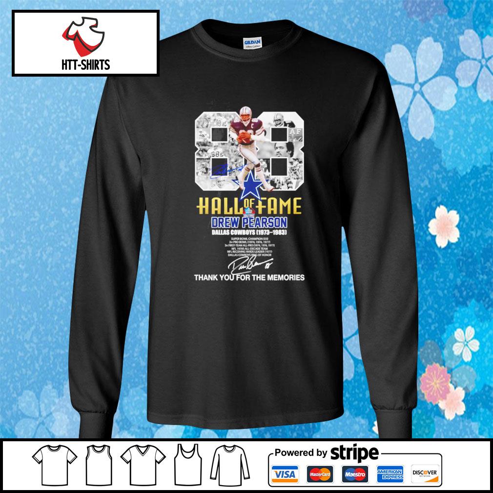 88 Years Of Hall Of Fame Drew Pearson Dallas Cowboys Shirt - Teefefe  Premium ™ LLC